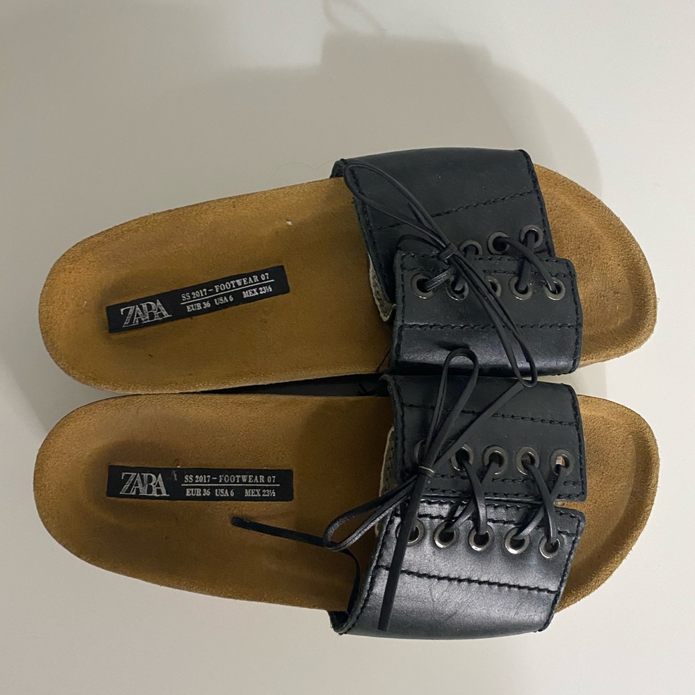 Zara platform sandals